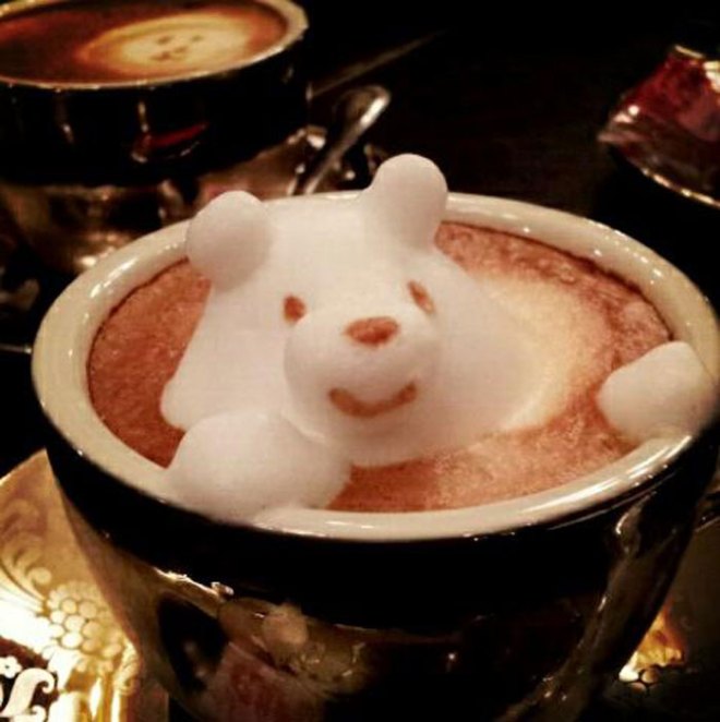 latte coffee art kazuki yamamoto george_10g twitter (2)