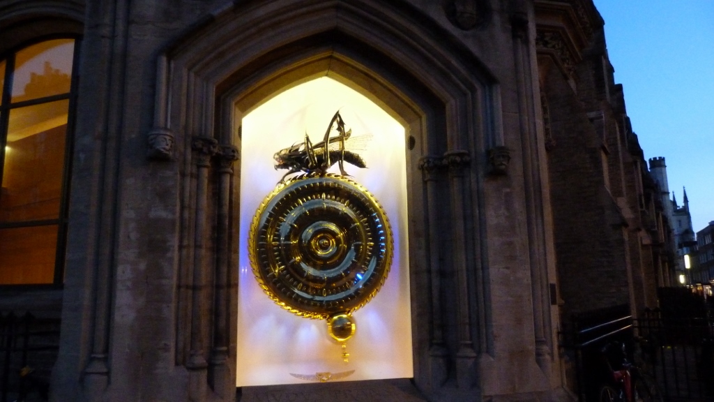 The Corpus Chronophage at dusk