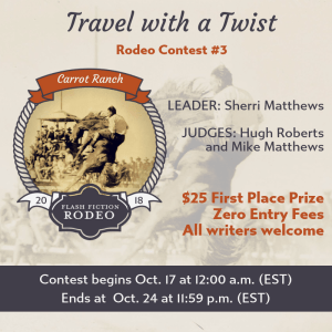 Rodeo #3: Travel with a Twist – The Winning Entries and my&nbsp;flash