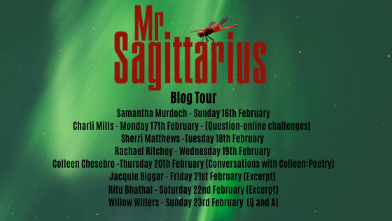 Thank you to my Blog Tour Hosts!!!! Mr. Sagittarius Poetry and&nbsp;Prose