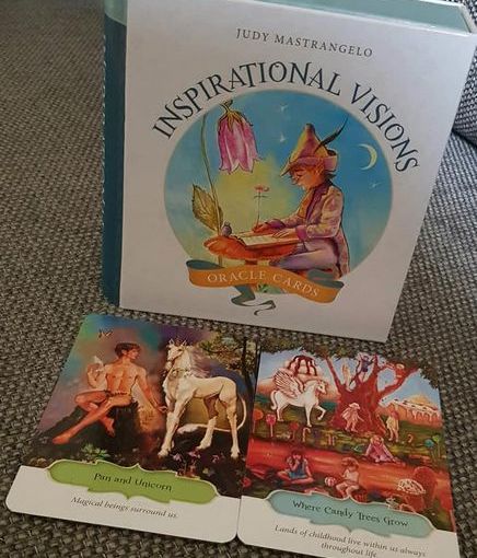 My Kyrosmagica Review of Inspirational Visions Oracle Card set by Judy Mastrangelo #Art #Oracle #Cards #Mind #Body&nbsp;#Spirit