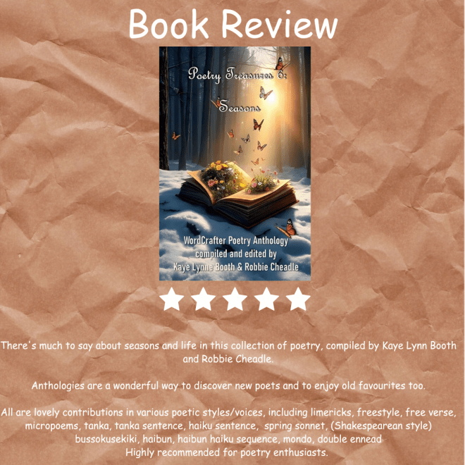 Book Review: Poetry Treasures 6 Seasons Robbie Cheadle & Kaye Lynn Booth #poetry #anthology&nbsp;#review