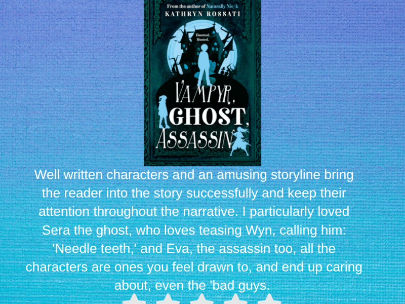 BOOK REVIEW: Vampyr, Ghost, Assassin Kathryn Rossati #bookreview #netgalley #teen&nbsp;#read